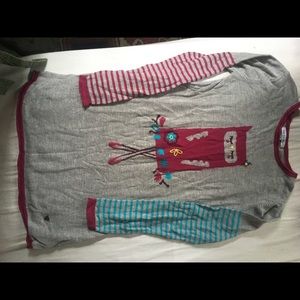 souris mini cotton tunic size 8